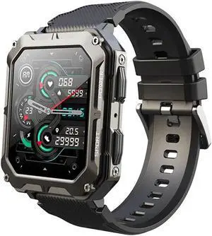 C20pro Three-Proof Outdoor Smart Watch Bluetooth Call Multi-Sport Mode Health Monitoring
