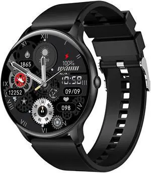 Hdt6 Smart Watch Hd Round Screen Heart Rate Sleep Monitoring Sports Pedometer Watch