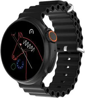 Gt9 Smart Watch 1.52 Round Screen Wireless Charger Nfc Bluetooth Calling Information Push Sports Bracelet