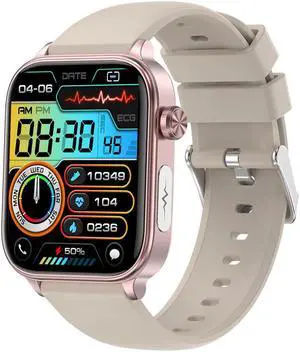 Et570 Bluetooth Calling Ecg Body Temperature Hrv Health Non-Invasive Blood Glucose Vibration Smart Watch