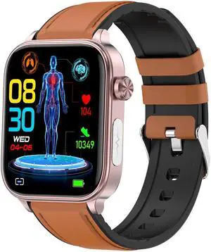 Et570 Bluetooth Calling Ecg Body Temperature Hrv Health Non-Invasive Blood Glucose Vibration Smart Watch