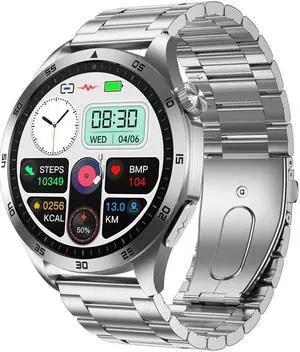 Et482 Hd Bluetooth Non-Invasive Blood Glucose Heart Rate Blood Pressure Ecg Health Smart Watch