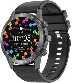 Dt70 + Bluetooth Calling Smart Watch 1.45-Inch Full Round Heart Rate Blood Oxygen Monitoring Nfc Wireless Charger Sports Watch