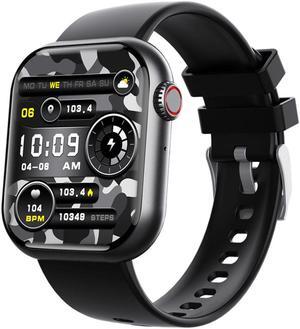 F108 Blood Glucose Smart Watch Uric Acid Blood Lipid Monitoring Heart Rate Blood Pressure Blood Oxygen Body Temperature Bluetooth Calling Watch