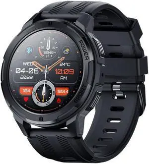 C25 Smart Watch Round Screen Call Reminding Heart Rate Blood Pressure Blood Oxygen Sleep Monitoring A Variety Of Sports