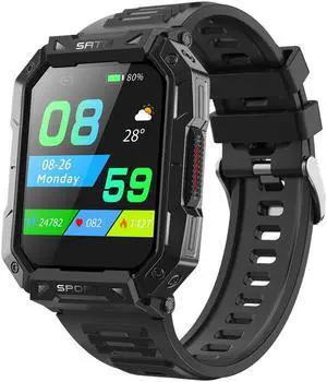 Outdoor Three-Proof F307 Smart Watch 2.1 Large Screen Bluetooth Calling Heart Rate Blood Pressure Blood Sugar Monitoring Sports Watch