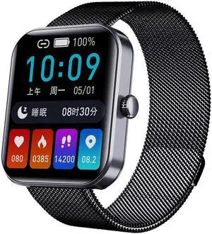 F21pro Smart Watch Bluetooth Calling Heart Rate Blood Pressure Blood Oxygen Sleep Health Monitoring Sports Bracelet