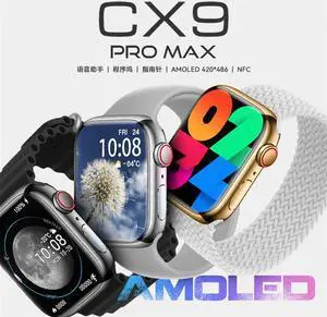 Cx9promax Smart Watch Bluetooth Talk Heart Rate Sleep Monitor Fitness Meter Step Exercise Smart Watch