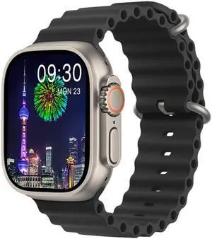 Hw9ultramax Bluetooth Calling Smart Watch Heart Rate Blood Oxygen Sleep Monitoring Nfc Weather