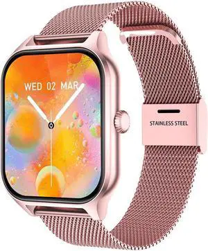 Talk Watch Gt40 Voice Assistant Alarm Heart Rate Blood Pressure Monitor Fitpro Smartwatch