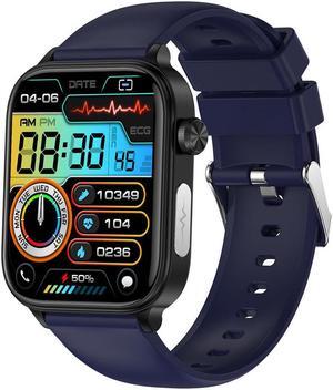 Et570 Bluetooth Calling Ecg Body Temperature Hrv Health Non-Invasive Blood Glucose Vibration Smart Watch