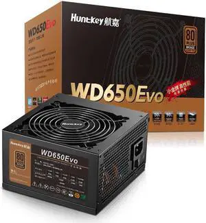 Hangjia Wd650evo Bronze Medal Computer Desktop Mute Power Energy Saving Game Multi-Core Wide Rated 650W