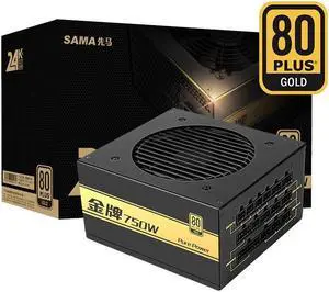 Sama Gold 750W Module Edition Computer Main Chassis Power 80Plus Gold Full Voltage
