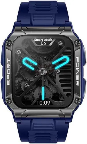 Nx6 Smart Watch Bluetooth Call Compass Heart Rate Blood Pressure Waterproof 1.95 Inch Men's Watch
