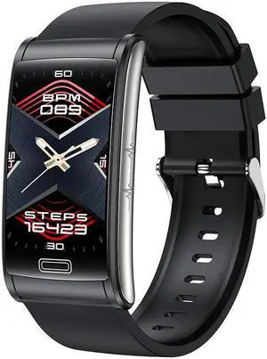E600 Smart Bracelet Non-Invasive Blood Glucose Ecg Blood Oxygen Blood Pressure Monitoring Pedometer Watch