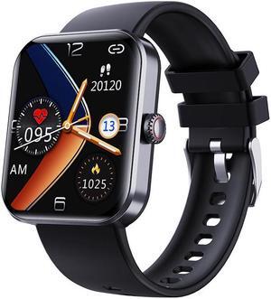 F57l Smart Watch Body Temperature Heart Rate Blood Pressure Blood Oxygen Blood Glucose 1.91 Inch Pedometer Bracelet