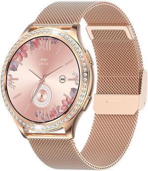 Ak53 Women Smart Watch Heart Rate Blood Pressure Blood Oxygen Bluetooth Call Business Waterproof Bracelet