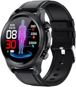 E400 Smart Watch Ecg Blood Glucose Body Temperature Blood Pressure Heart Rate Meter Men's Photo Waterproof Watch