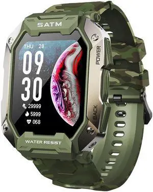 C20 Smart Watch Outdoor Three-Proof Heart Rate Blood Pressure Blood Oxygen Pedometer Men's Photo Ip67 Waterproof Watch