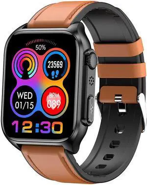 Tk12 Smart Watch Ecg Blood Glucose Blood Oxygen Uric Acid Photo Call Men's Step Meter Body Temperature Watch