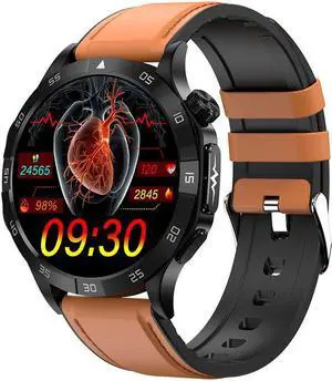 Et381 Smart Watch Ecg Bluetooth Calling Blood Oxygen Uric Acid Blood Lipid Body Temperature Heart Rate Boys Watch