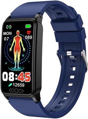 Tk71pro Smart Bracelet Blood Sugar Uric Acid Photo Heart Rate Blood Pressure Body Temperature Men's 1.47 Inch Watch