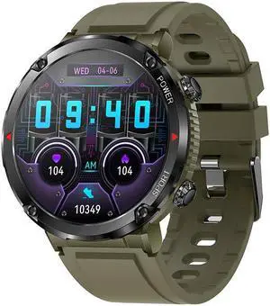 T30 Outdoor Bluetooth Calling Smart Watch Heart Rate Blood Pressure Blood Oxygen Sport Step Counting Men's Watch
