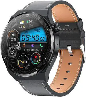 Hk46 Hd Large Round Screen Heart Rate Watch Multi-Function Sport Smart Watch