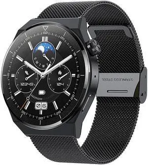 Hk46 Hd Large Round Screen Heart Rate Watch Multi-Function Sport Smart Watch