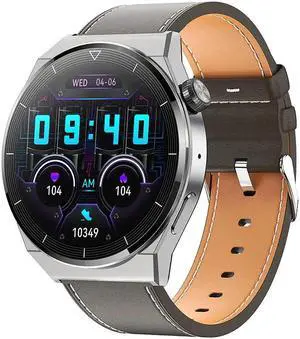 Hk46 Hd Large Round Screen Heart Rate Watch Multi-Function Sport Smart Watch