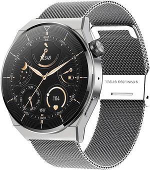 Hk46 Hd Large Round Screen Heart Rate Watch Multi-Function Sport Smart Watch