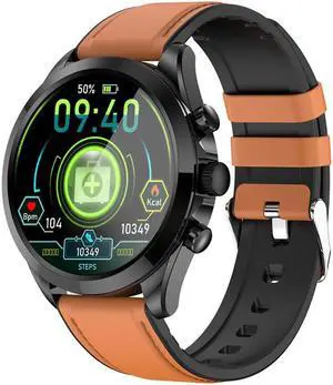 Et440 Smart Watch Bluetooth Call Blood Sugar Heart Rate Blood Pressure Blood Oxygen Pedometer Silicone Bracelet