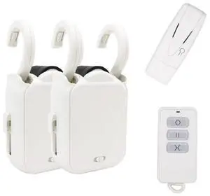 X101 Smart Home Automatic Curtain Machine With RC, Style: Roman Pole Model Double Host+Gateway Roman Pole Model Double Host+Gateway