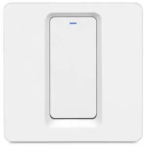 Tuya ZigBee Smart Single-fire Zero-fire Sharing Switch Phone Control Voice Panel EU Plug, Spec: 1 Button 1 Button