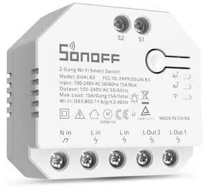 Sonoff DUALR3 Dual Ways Control WiFi Smart Switch Module DUALR3