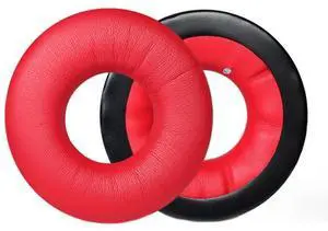 1pair Headset Sponge Cover for Sennheiser HD25-1II/25/25SP/25SP-II, Color: Red Red
