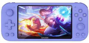 RG3000 Handheld Game Console Support Double Handle Mini Game Console RG3000 Purple (Purple)