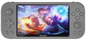 RG3000 Handheld Game Console Support Double Handle Mini Game Console RG3000 Gray (Gray)
