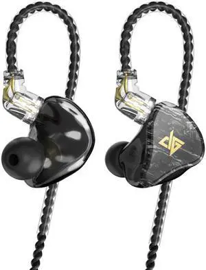 T100 Earbuds HiFi Audio 8mm Dual Dynamic Driver In-ear Earphone Bass IEM 2Pin 0.78mm Detachable Cable Sports Headphones