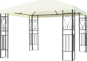 Costway 10'x10' Patio Gazebo Canopy Tent Steel Frame Shelter Patio Party Awning