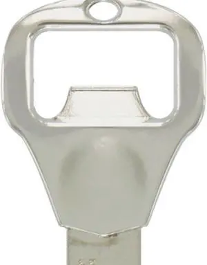 Hillman 5932140 Bottle Opener Key House & Padlock Universal Key Blank Double Sided - Pack of 4