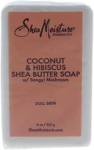 shea mst ccnt&hbscs shbtr size 8.0 o shea moisture coconut & hibiscus shea butter soap 8.0oz