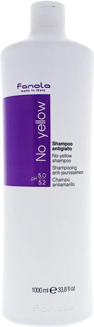 No Yellow Shampoo by Fanola for Unisex - 33.8 oz Shampoo