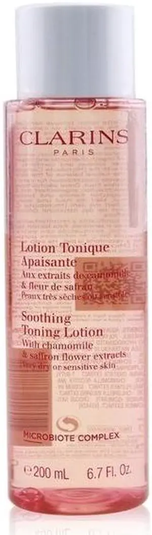 Clarins - Soothing Toning Lotion with Chamomile & Saffron Flower Extracts - Very Dry or Sensitive Skin(200ml/6.7oz)