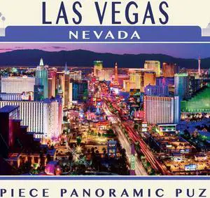city panoramics las vegas panoramic 1000 piece jigsaw puzzle