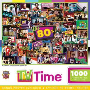 masterpieces tv time puzzles collection - 80s shows 1000 piece jigsaw puzzle