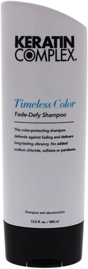 Timeless Color Fade Defy Shampoo by Keratin Complex for Unisex - 13.5 oz Shampoo