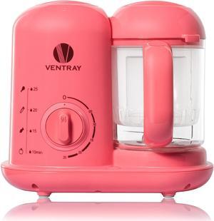 Ventray Baby Food Maker, All-In-one Baby Food Processor, Pink