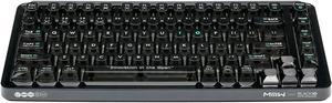 MIIIW XIAOMI BLACK IO 83 Keys Custom Mechanical Gaming Keyboard, Space Silver