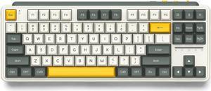 MIIIW XIAOMI Z870 87 Keys Compact Mechanical Keyboard (Gateron G Pro Yellow Switches)